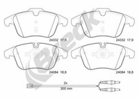 Breck BremsbeläGe Bremsbelegsatz Vorne FüR Peugeot 407 SW 508 CitroëN C5 III