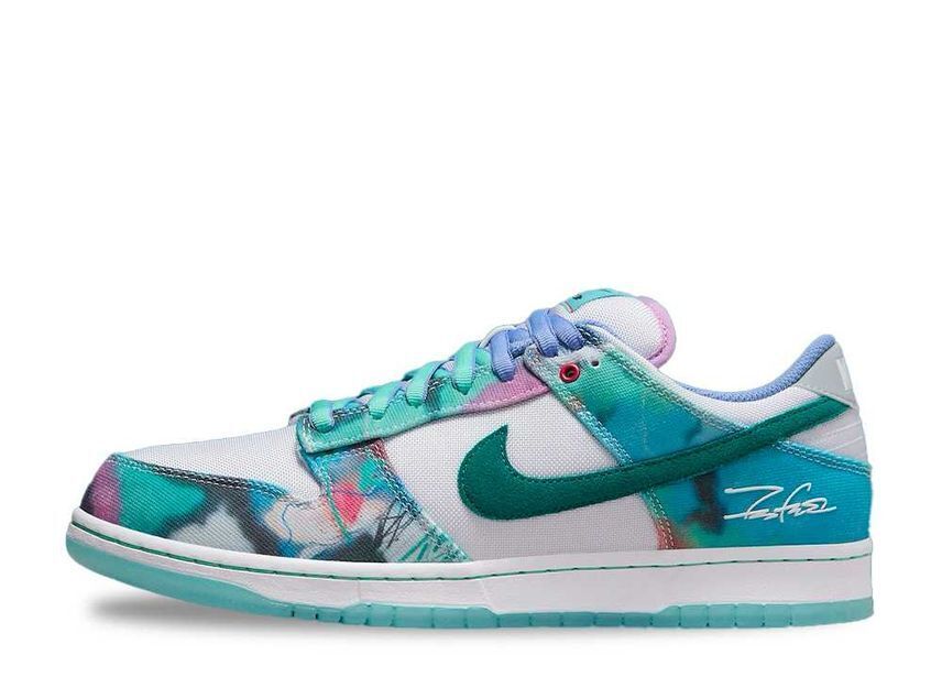Futura Nike SB Dunk Low White Geode Teal HF6061-400 US 6 Futura Nike SB Dunk Low White Geode Teal HF6061-400 US 6