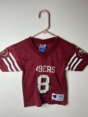 ユニフォーム Champion Steven Young 49ers NFL Jerseys Vintage Steve Young #8 San Francisco 49ers Champion NFL Jersey