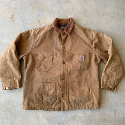 Vintage Carhartt Michigan Detroit Work Jacket XL Chore Coat Vintage Carhartt Michigan Detroit Work Jacket XL Chore Coat