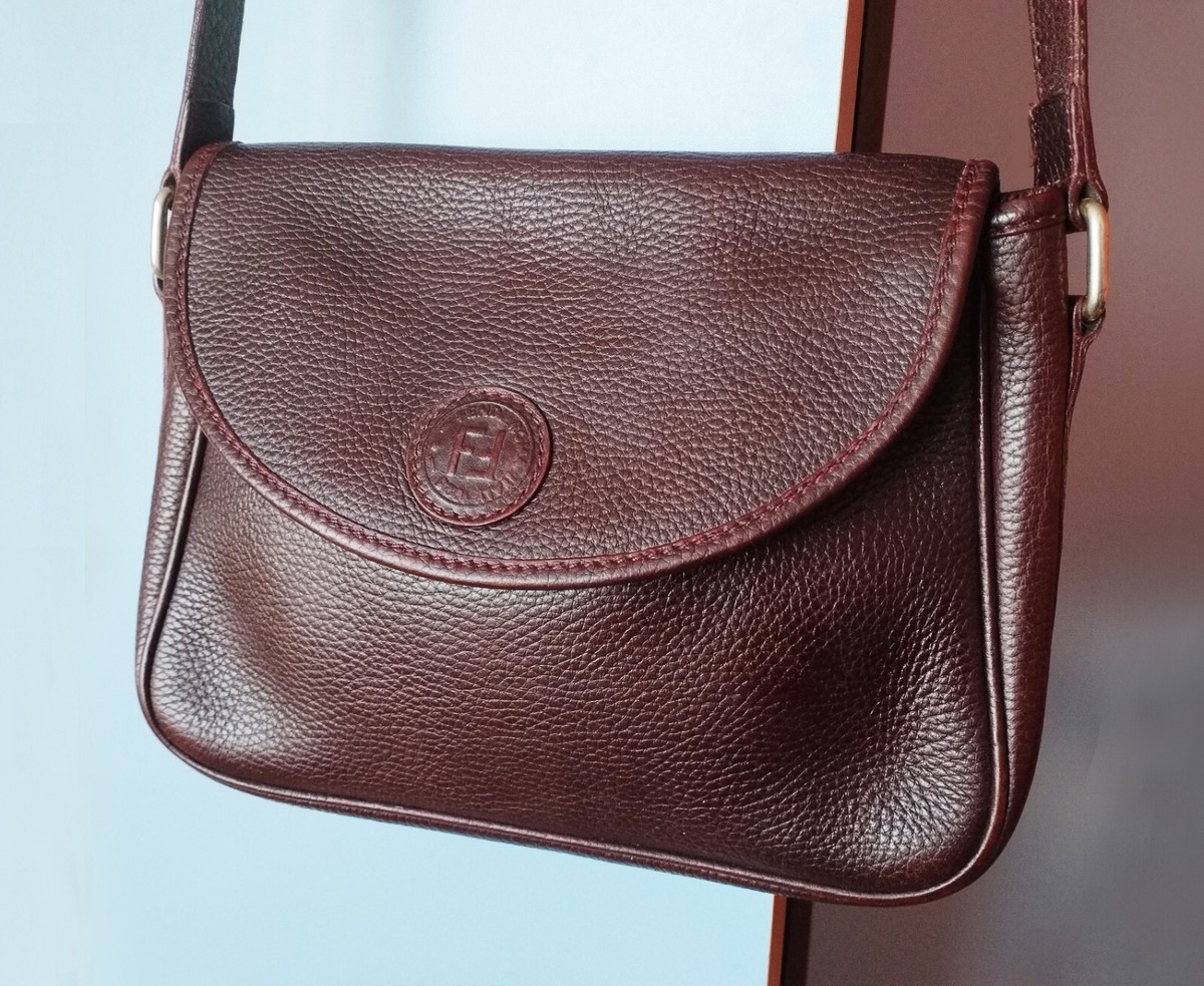 Vintage Fendi Roma Italy 1925 Bag,Genuine Leather Crossbody Vintage Fendi Roma Italy 1925 Bag,Genuine Leather Crossbody