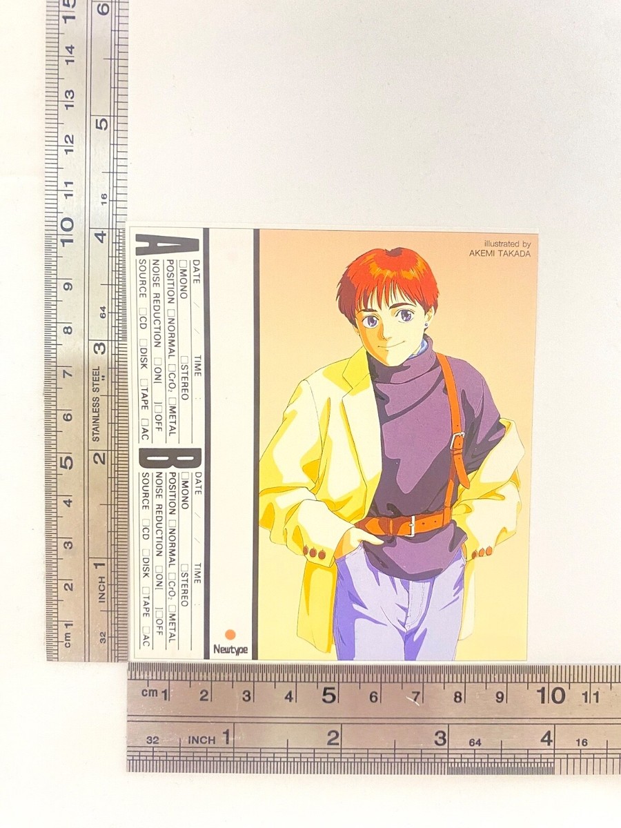 Patlabor Noa Izumi Newtype Cassette Tape Index Card Rare Patlabor Noa Izumi Newtype Cassette Tape Index Card Rare
