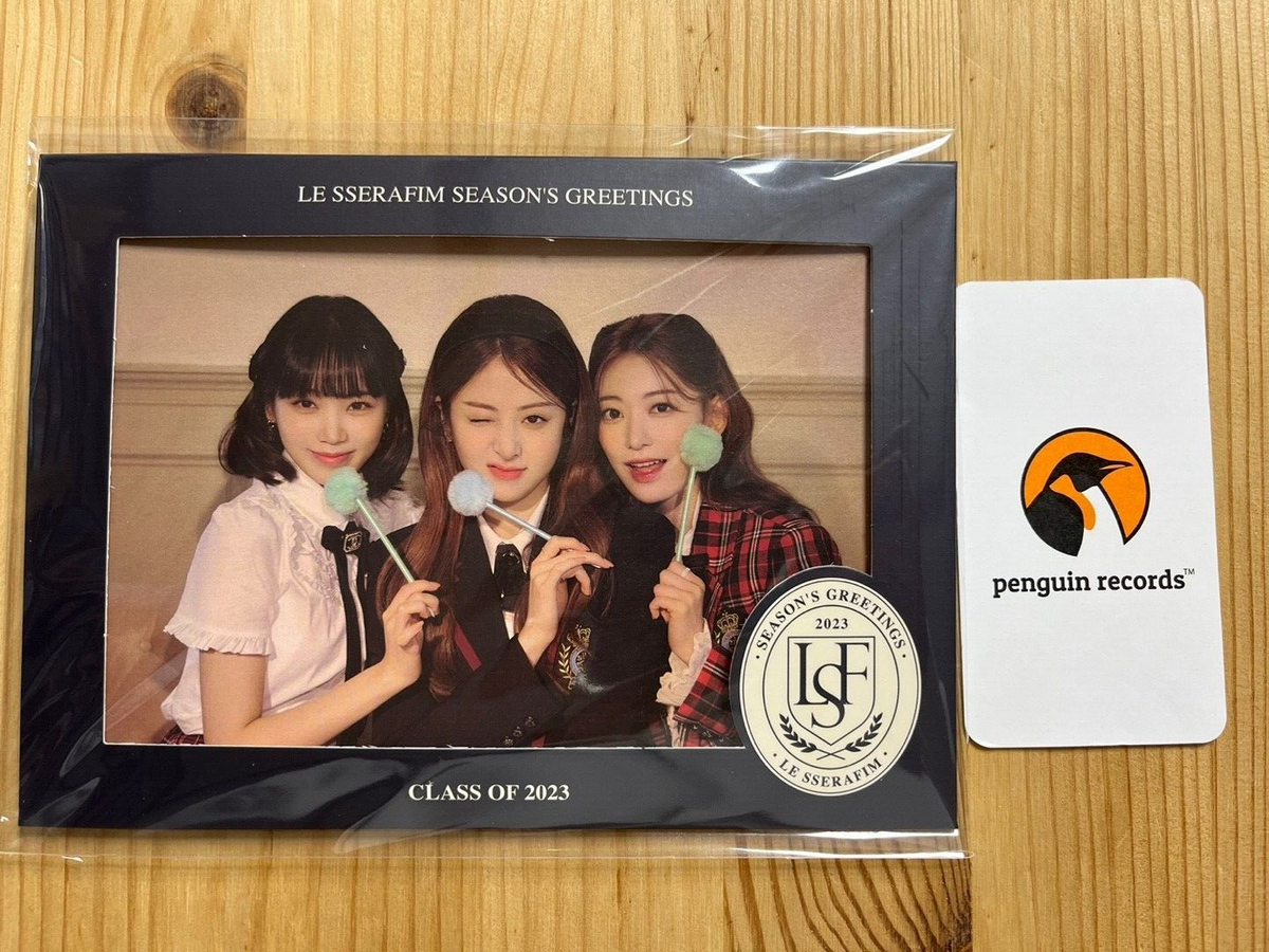 LE SSERAFIM 2023 SEASON'S GREETINGS CLASS OF 2023 WEVERSE SHOP POB