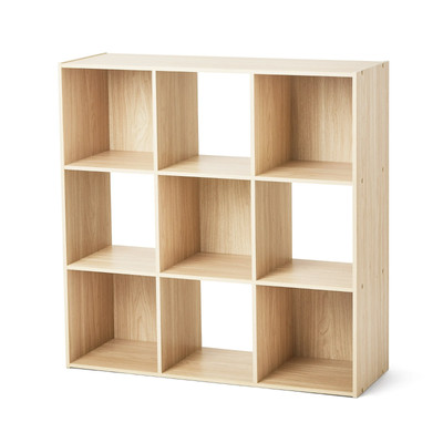 Mainstays 11'' 9-Cube Storage Organizer, Black