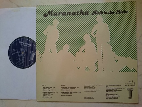 MARANATHA Bleib in der Liebe *CHRISTLICHER ROCK-BEAT-PROG XIAN*1977*NM* - Bild 2 von 3