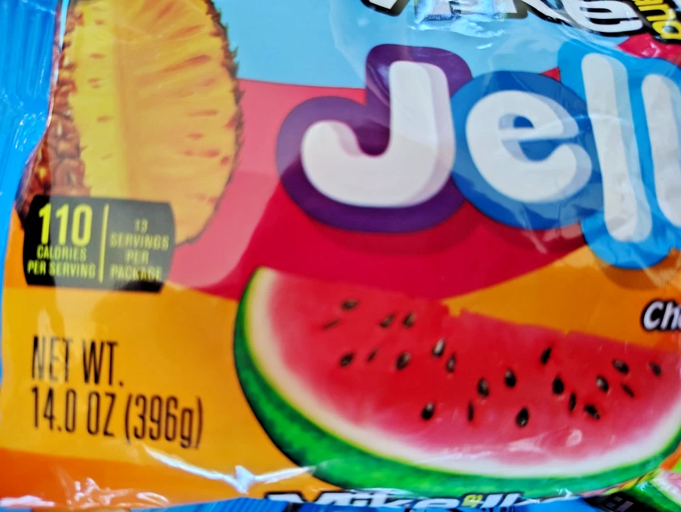 Mike & Ike Mega Mix 10 Flavor Jelly Beans, 14oz, BB 7/26, Lote de 4 - Imagem 2 de 4