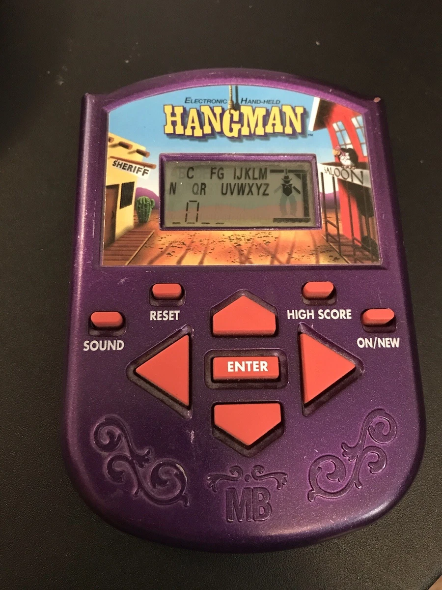Hangman electronic cheap handheld game