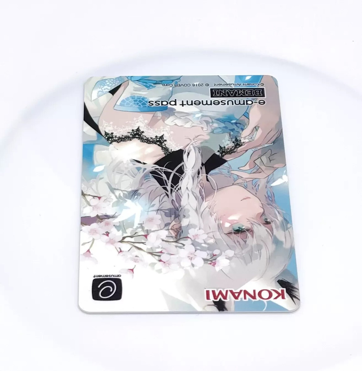 Hololive Shirakami Fubuki Sound Voltex E-Amusement Pass Card From