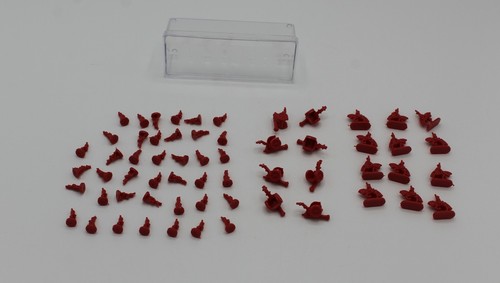 Risk Board Game Red Army with Case Only 1998 Parts Pieces used in good condition - Picture 2 of 12
