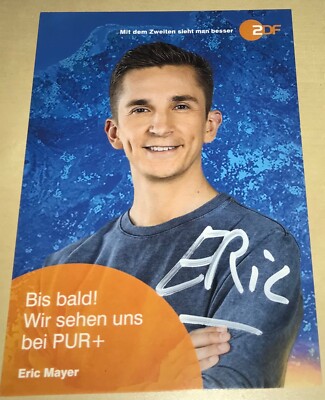 Eric Mayer Original signierte Autogrammkarte Autogramm Karte ZDF TV #7