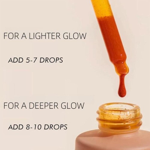 1/2/3/5PCS 60ML Zeria Sunless Tanning Skin Drops Skin Health Boost Natual Gloss^ - Picture 4 of 13
