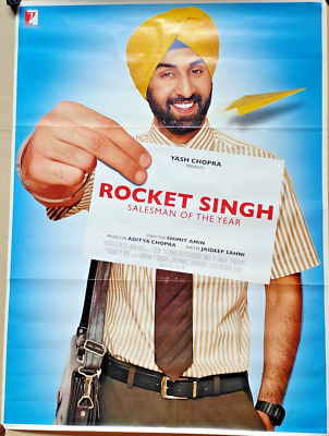Rocket Singh: Salesman Of The Year Bollywood Movie Poster 27X37