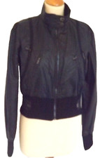 Jane Norman, Ladies Black Bomber Jacket, Size 12 Nwt,