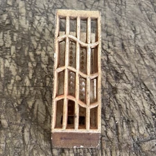 Vintage Decorative Ceramic Radiant Heater Brick Insert 8" King Art Deco