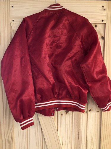 Vintage Made In the USA Red Varsity Jacket - Picture 5 of 9