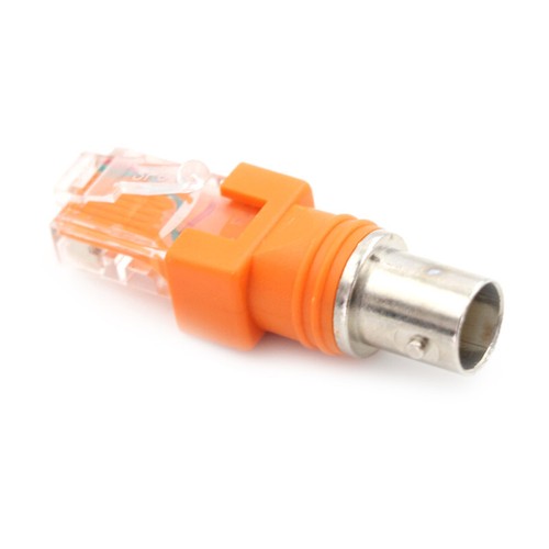BNC Female to RJ45 Male Coaxial Barrel Coupler Adapter RJ45 to RF Connecto;;b - Photo 2/6