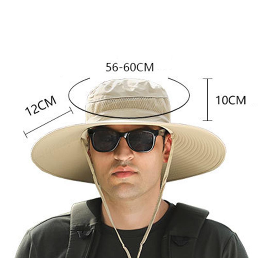 APL :Cappello da Sole per Esterno con Tesa Larga e 2 Ventilatori Solari Sole