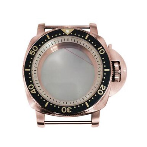 42mm PVD Rose Gold Watch Case Bezel White Inner Shadow Fit For NH35/36 Movement - Picture 18 of 31