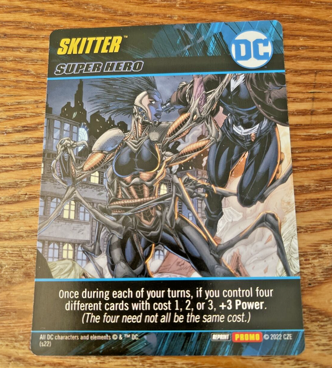 Cryptozoic DC Comics Deck-Building Game Promo Card  Skitter Super Hero