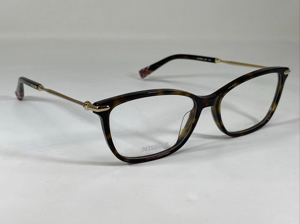 Marco de gafas para mujer MISSONI MIS0058 086 NOS marrón tortuga/dorado 53-15-140 Foto 3 de 4