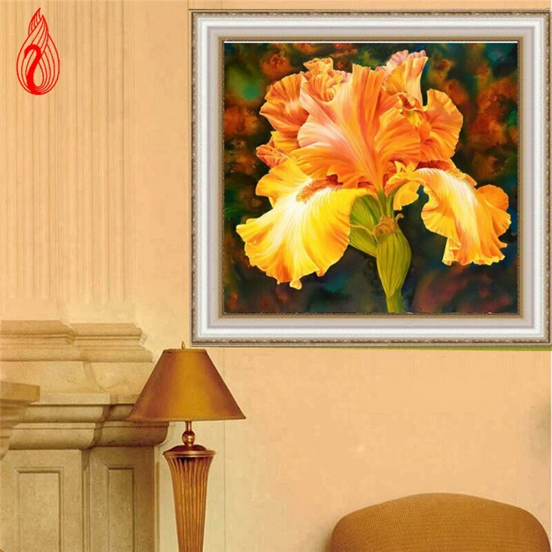 DIY 5D The Beautiful Flowers Round Diamond Painting Embroidery Cross Stitch Kits eBay