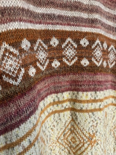 Free People Yesterdays Smile Boho Peasant Maxi Cardigan Knitted Multicolored M - Picture 16 of 16