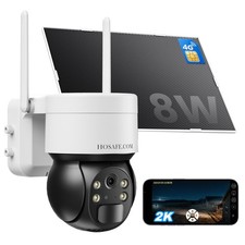 HOSAFE.COM Solar Security Cameras Wireless Outdoor, 2K Color Night Vision Free