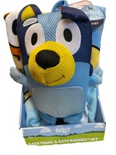 Bluey Towel Bath Buddies Set Perfect For Bath Time New
