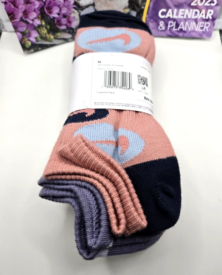 Nike Mujer Calcetines Diarios Ligeros No Show DRI FIT 6 Pack Multicolor M Foto 3 de 4