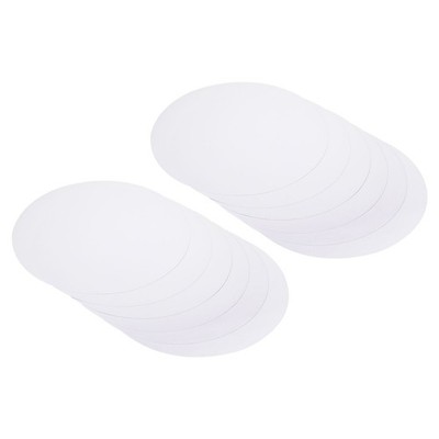 13-inch Round Cardboard Paper, 40 Pcs Blank Circles for DIY Craft Arts, White