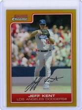 2006 Bowman Chrome Gold Refractor #24 Jeff Kent No 19 of 50