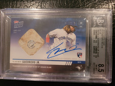 BLUE JAYS Vladimir Guerrero Jr 2019 TOPPS NOW AUTO BLUE SSP BGS ROOKIE WBC DREP
