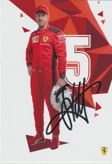 Sebastian Vettel D/ Formel 1 Weltmeister hands.