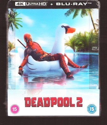Deadpool 2 (4K ULTRA HD/Blu-ray Lenticular Steelbook) ZAVVI Release - New Sealed