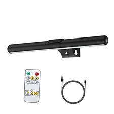 Rechargeable Picture Lights with Remote,Full Metal Painting Light 13inch Black