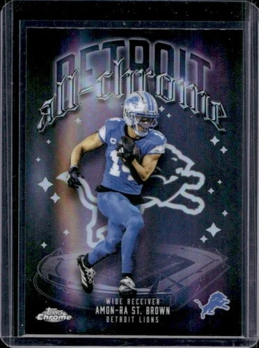 2025 Topps Chrome Amon-Ra St. Brown Refractor (RAW)