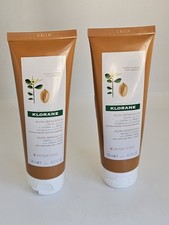 Crema sin enjuague Klorane Nutri-Reparation con fecha del desierto 4,2 oz (LOTE DE 2) LEER