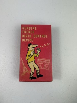 Vintage Franko American Novelty Gift Genuine French Birth Control Device 1969
