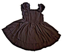 Shein Curves Mod XL Frill Trim Ruched Bust Flare Hem Romper Short / Midi UK 18