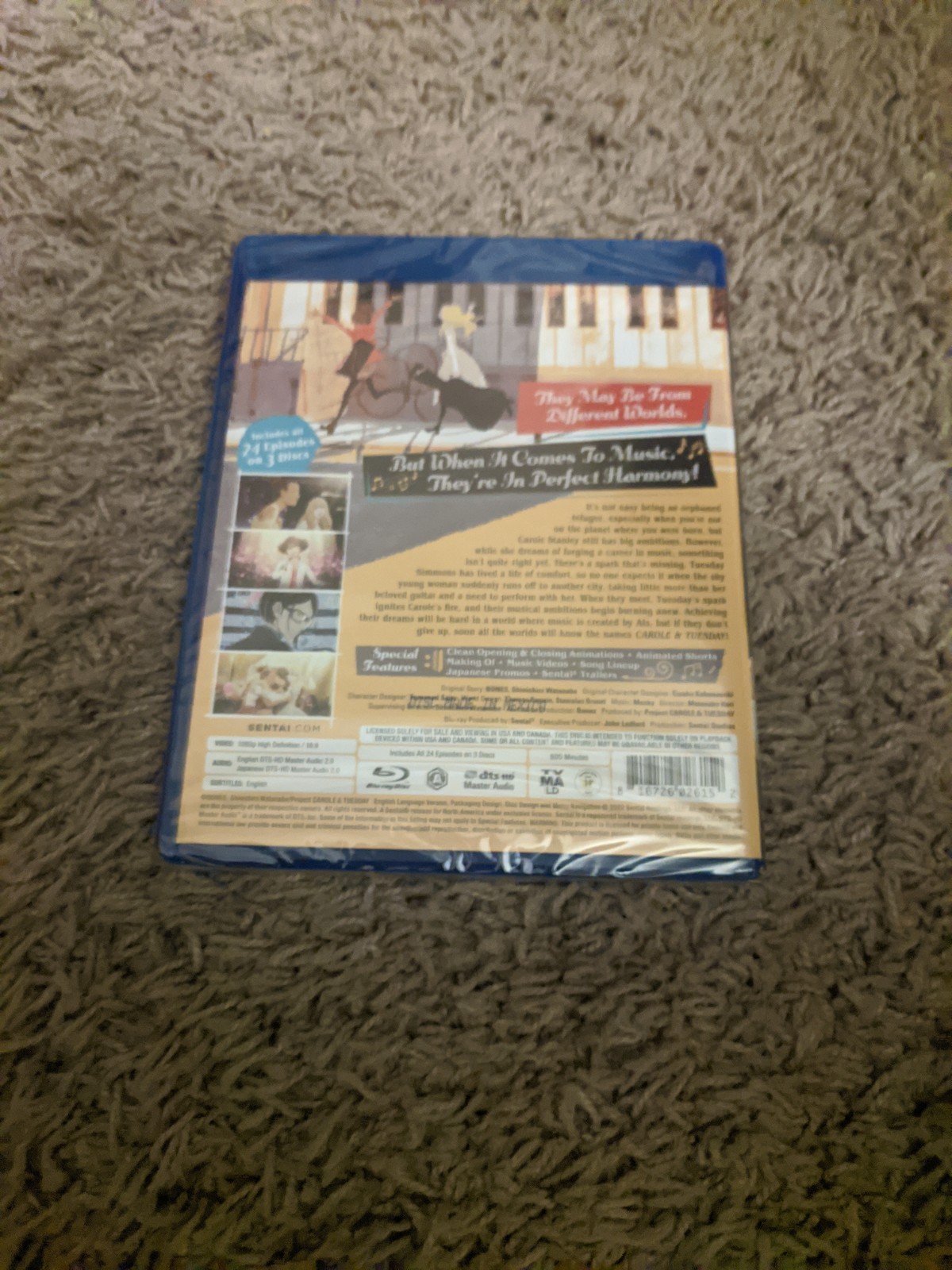 Carole & Tuesday Complete Collection Blu-Ray Complete Collection Anime ***NEW***