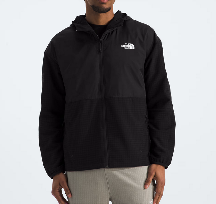 Mens The North Face Tekware Grid 1/4 Zip Pullover Jacket Coat New