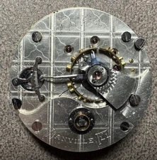 1886 ILLINOIS 18S 11J GRADE 101 KW LS POCKET WATCH MOVEMENT private label