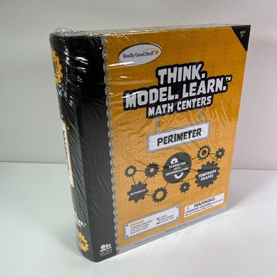 Really Good Stuff Think, Learn Math Centers Perimeter Homeschool Learning Kit 7+