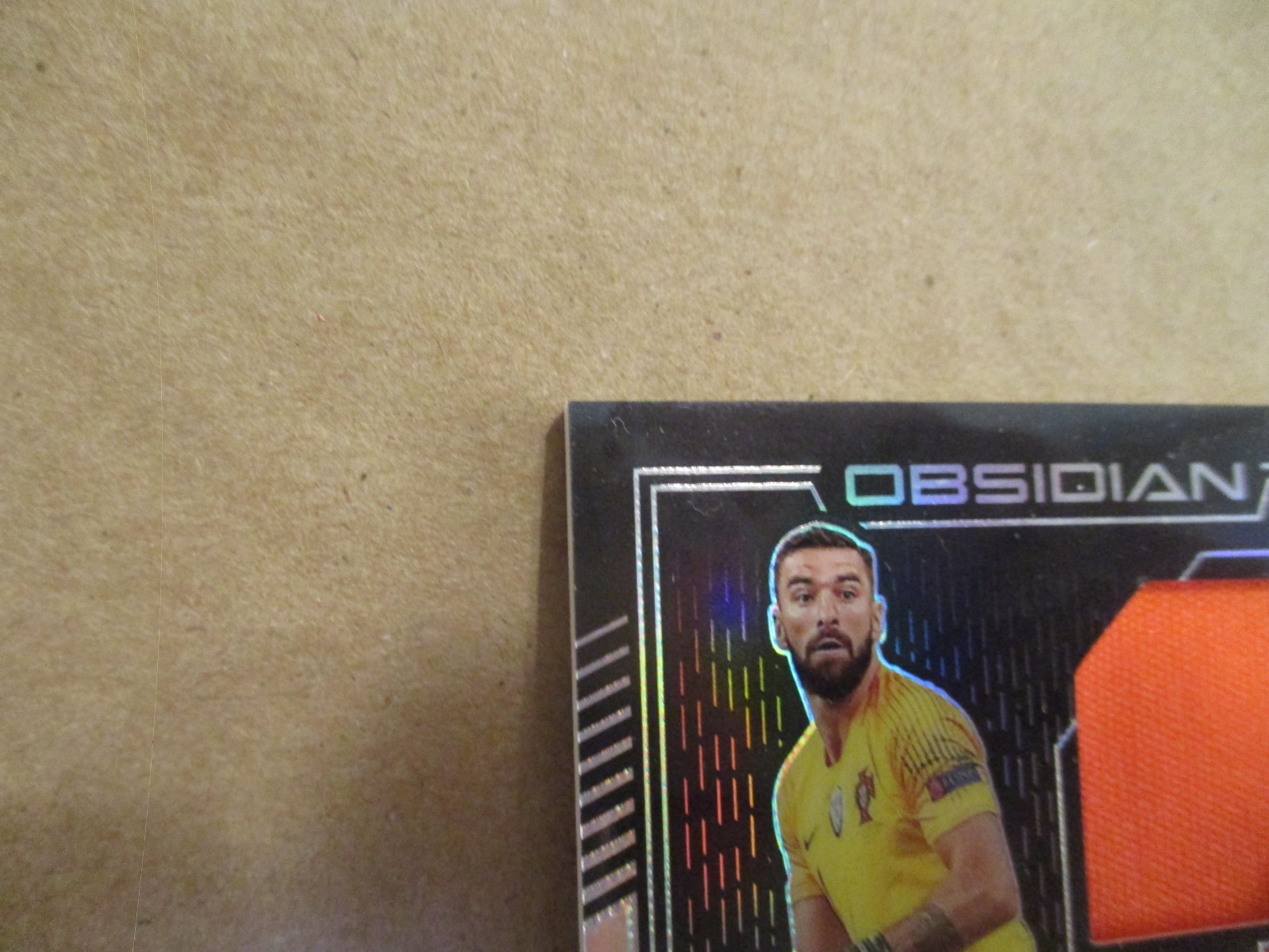 2019-20 OBSIDIAN SOCCER MATRIX RUI PATRICIO MATCH WORN MATERIAL AUTO 6/99 READ view 2