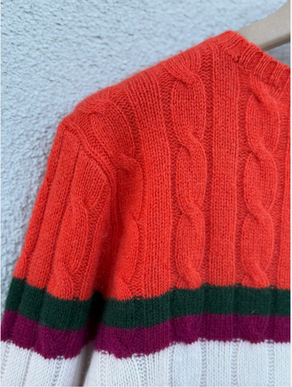 Polo Ralph Lauren 100percent Cashmere Sweater Womens LARGE Crew Neck Jumper EX RRP$498 image 10