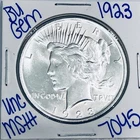 1923 BU UNCIRCULATED SILVER PEACE DOLLAR AUTHENTIC U.S. MINT FREE SHIPPING 7045