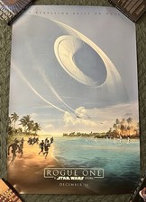 Rogue One A Star Wars Story  Original DS Movie Poster 27x40 D/S Beach Advance
