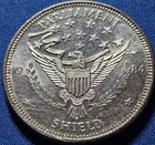 A Vintage 1984 Parliament Shield American Eagle 1 Troy Oz .999 Fine Silver Round