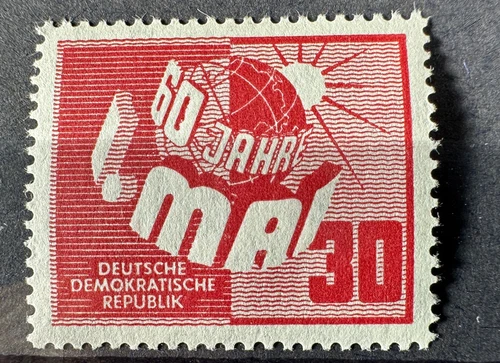 DDR Mi.-Nr. 250 Postfrisch 60 Jahre 1. Mai Tag Der Arbeit 1950