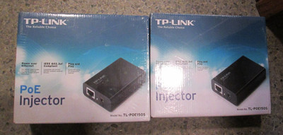 Lot of 2! New Sealed TP-LINK TL-POE150S Gigabit PoE Injector